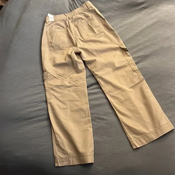 NEW Abercrombie & Fitch Relaxed Utility Pants in Tan - 28 Short - Picture 7 of 10